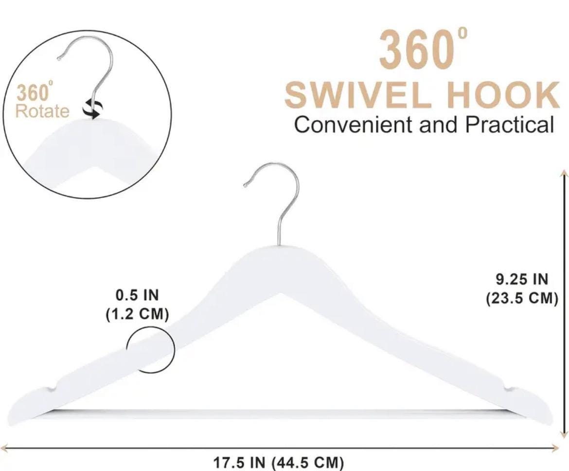 Bridal Wedding Dress Hanger | Personalised wedding day wooden hangers | Bridal, bridesmaid name Hangers in white | Bridal Party Wedding Hangers