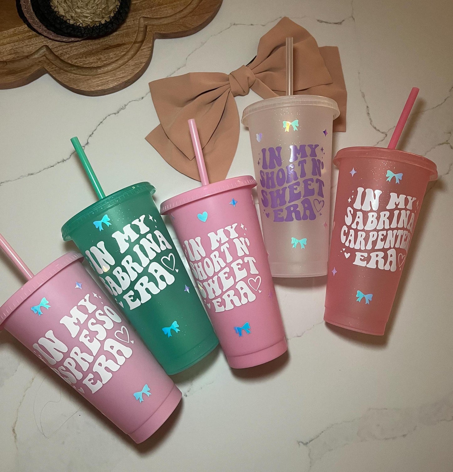 Sabrina Carpenter Cold Cup | Short N Sweet Era Starbucks Tumbler | Personalised Name Sabrina Cup with Straw | Espresso Merch | Birthday Gift
