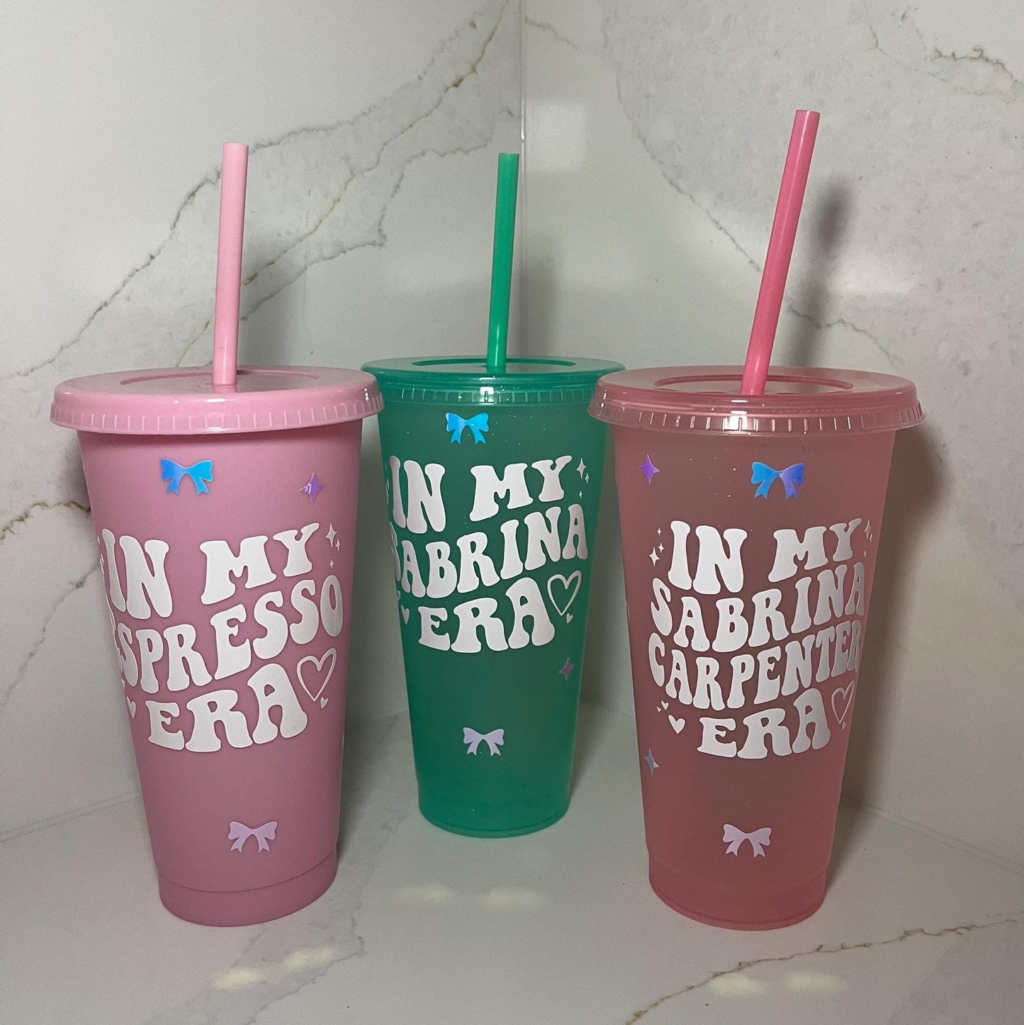 Sabrina Carpenter Cold Cup | Short N Sweet Era Starbucks Tumbler | Personalised Name Sabrina Cup with Straw | Espresso Merch | Birthday Gift