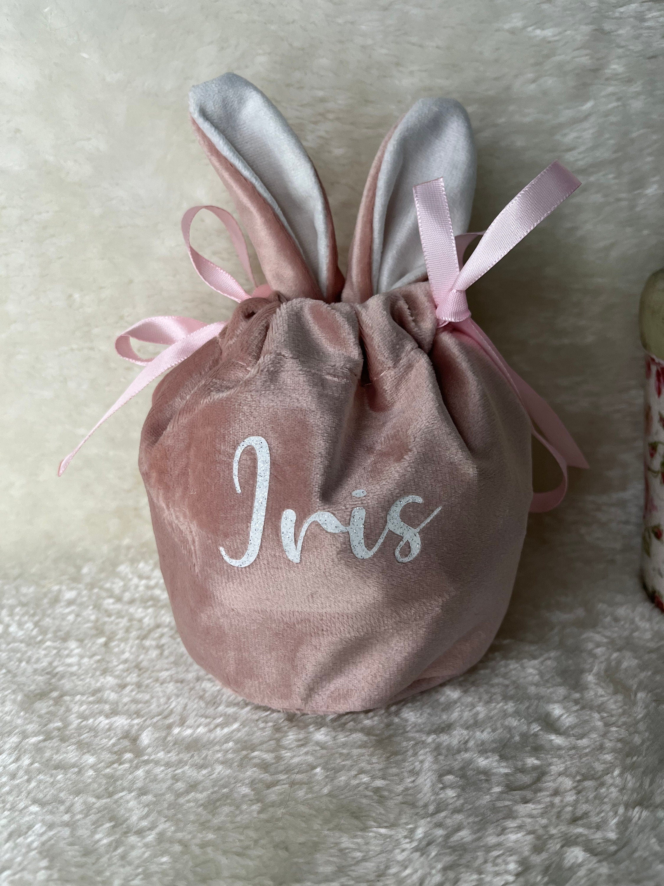 Easter Bunny Bags  |  Personalised Easter Treat Bags  |  Kids Easter Gift  |  Children’s Easter Bag/pouch