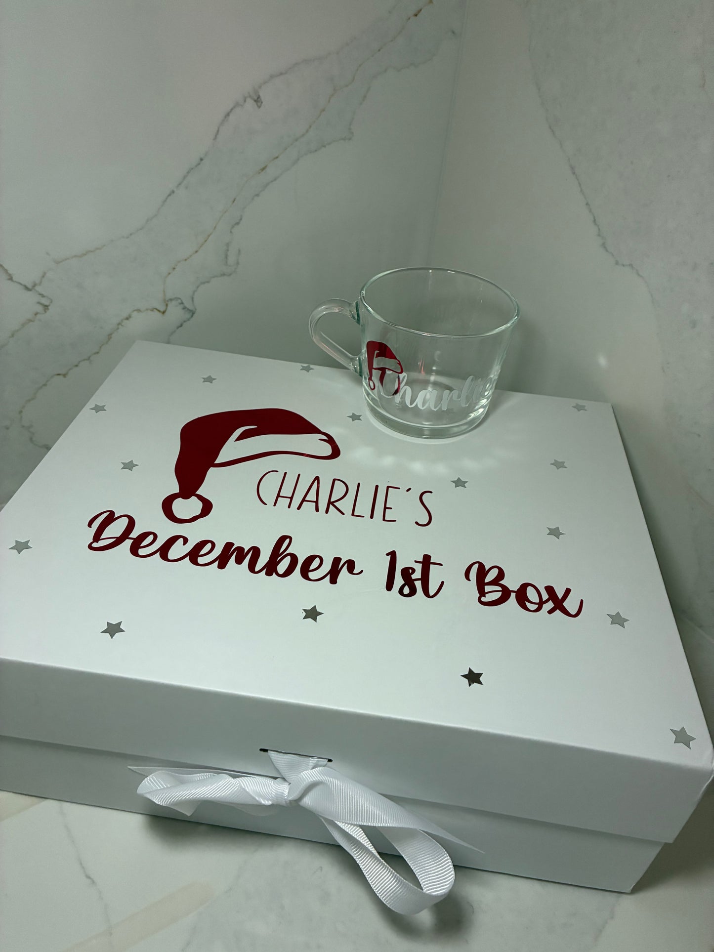 Personalised Christmas Cold Cup: Festive Tumbler with Straw