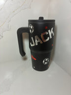 Personalised Football Tumbler for Kids: Leak-Proof School Water Bottle