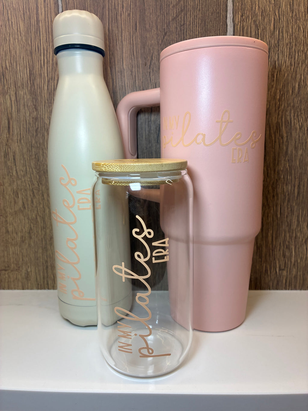 Pilates Era Reusable Cups | Glass Mug, Iced Cup & Can