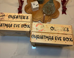 Christmas Eve Personalised Wooden Box |  Name Wooden Christmas Eve Crate |  Customised name/family Christmas Box for kids
