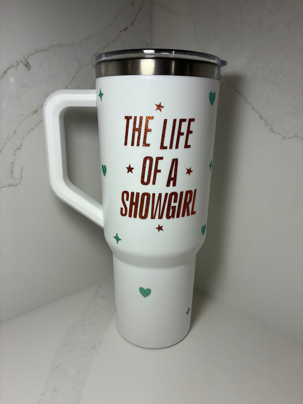 The Life of a Showgirl Cold Cup | Showgirl Era Thermal Cup | Swiftie themed cup/mug tea/coffee | Taylor Swift Gift