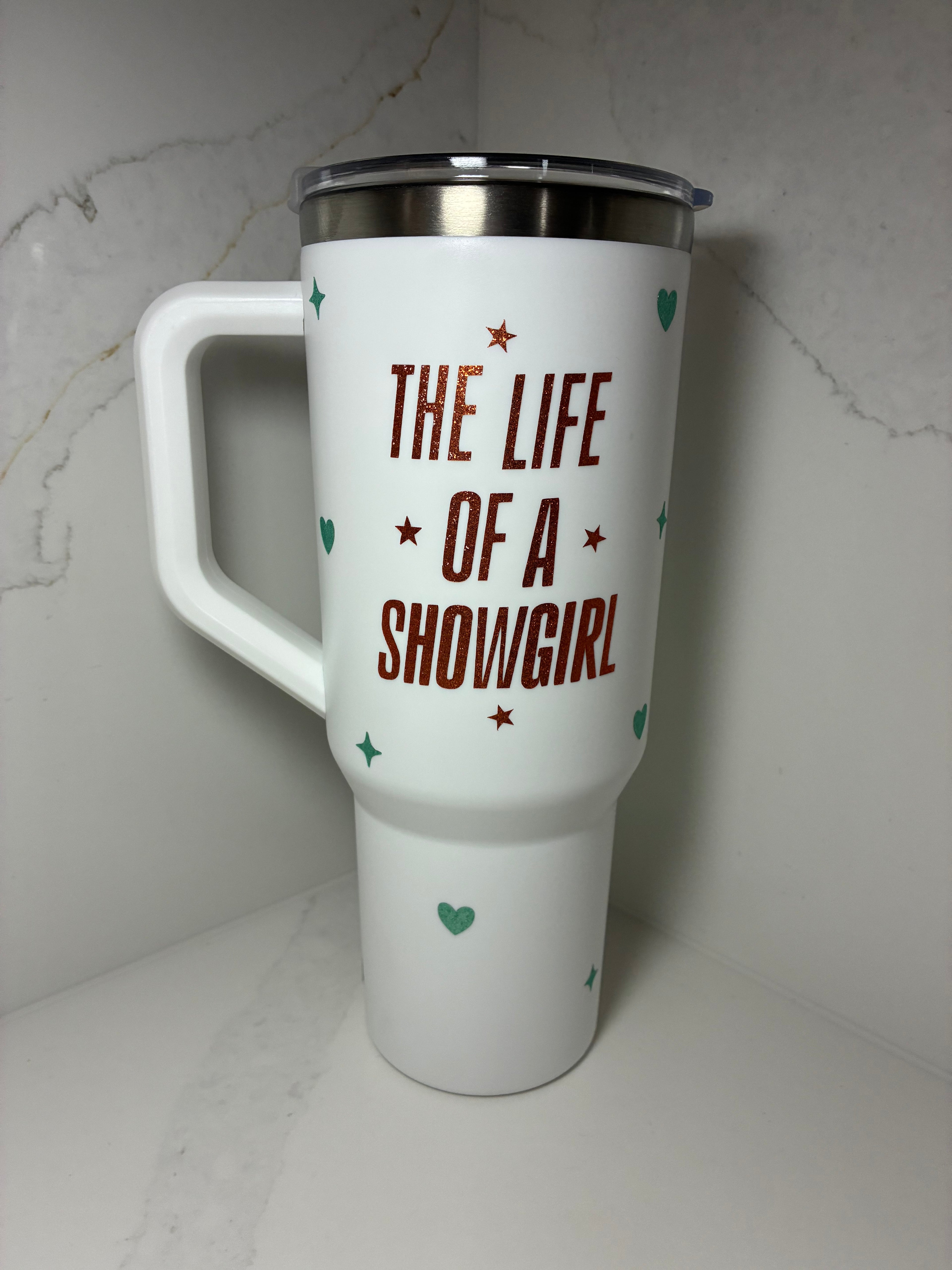 The Life of a Showgirl Cold Cup | Showgirl Era Thermal Cup | Swiftie themed cup/mug tea/coffee | Taylor Swift Gift
