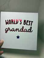 Father’s Day Coffee/Tea Cup  |  World’s Best Daddy, Dad, Grandad | Dad Mug, keyring & card gift  | Dad Gift Set