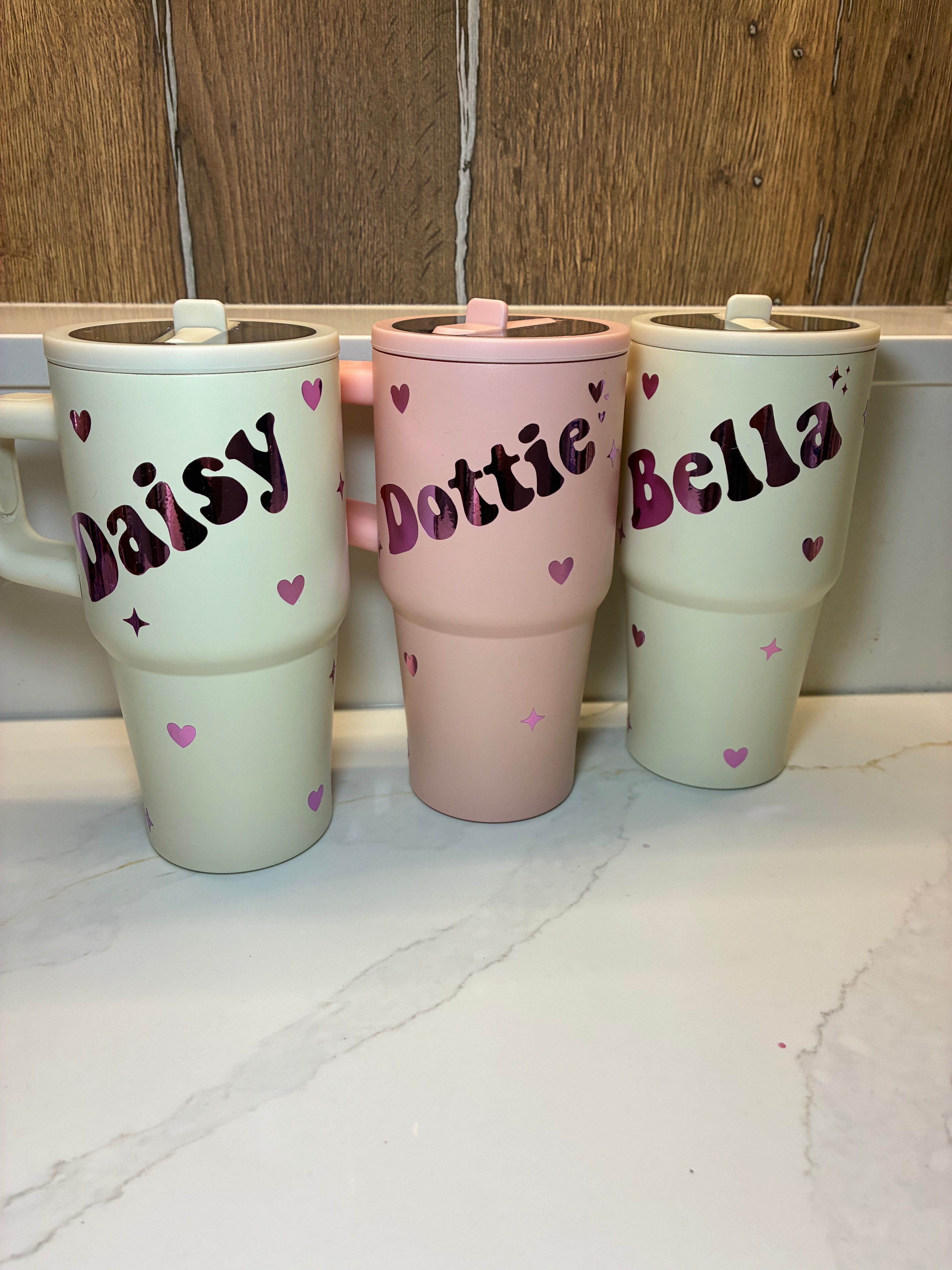 Personalised Tumbler for Kids: Leak-Proof Back to School Water Bottle