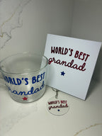 Father’s Day Coffee/Tea Cup  |  World’s Best Daddy, Dad, Grandad | Dad Mug, keyring & card gift  | Dad Gift Set