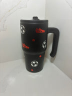 Personalised Football Tumbler for Kids: Leak-Proof School Water Bottle