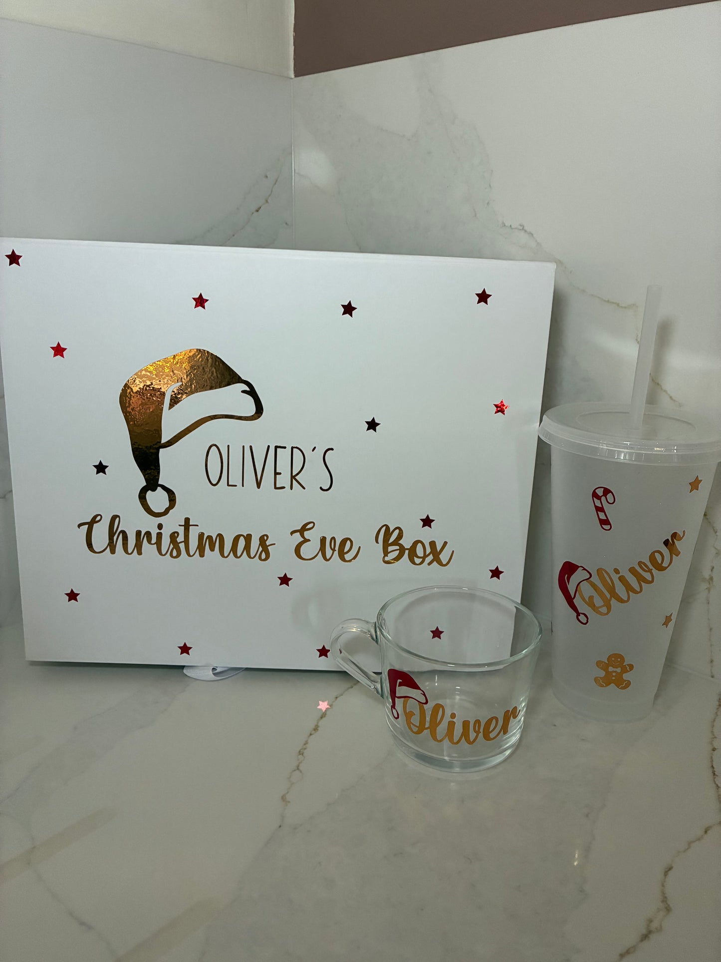 Personalised Christmas Eve Box: Magnetic December 1st Kids Gift