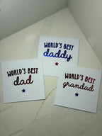 Father’s Day Coffee/Tea Cup  |  World’s Best Daddy, Dad, Grandad | Dad Mug, keyring & card gift  | Dad Gift Set