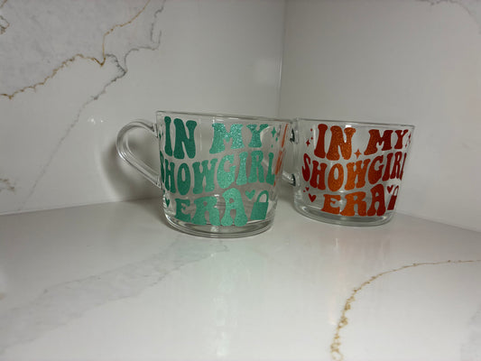 Showgirl Era Glass Mug: Taylor Swift Fan Gift