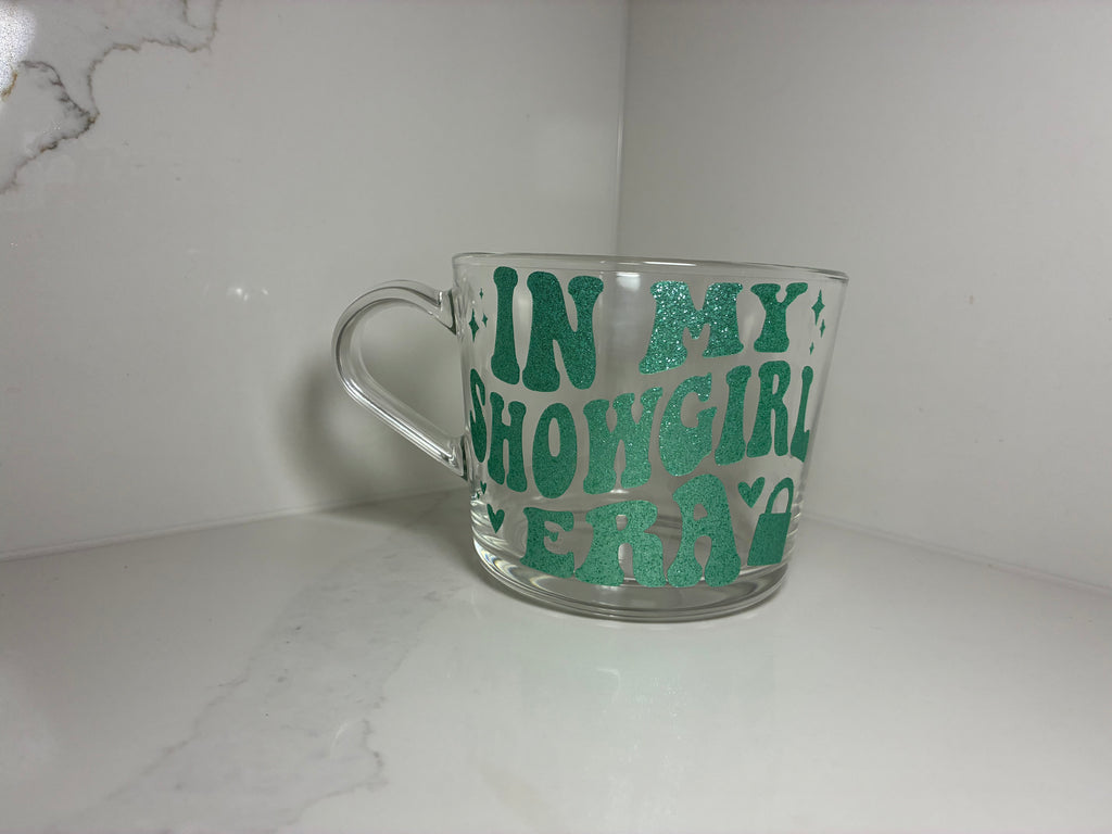 Showgirl Era Glass Mug: Taylor Swift Fan Gift