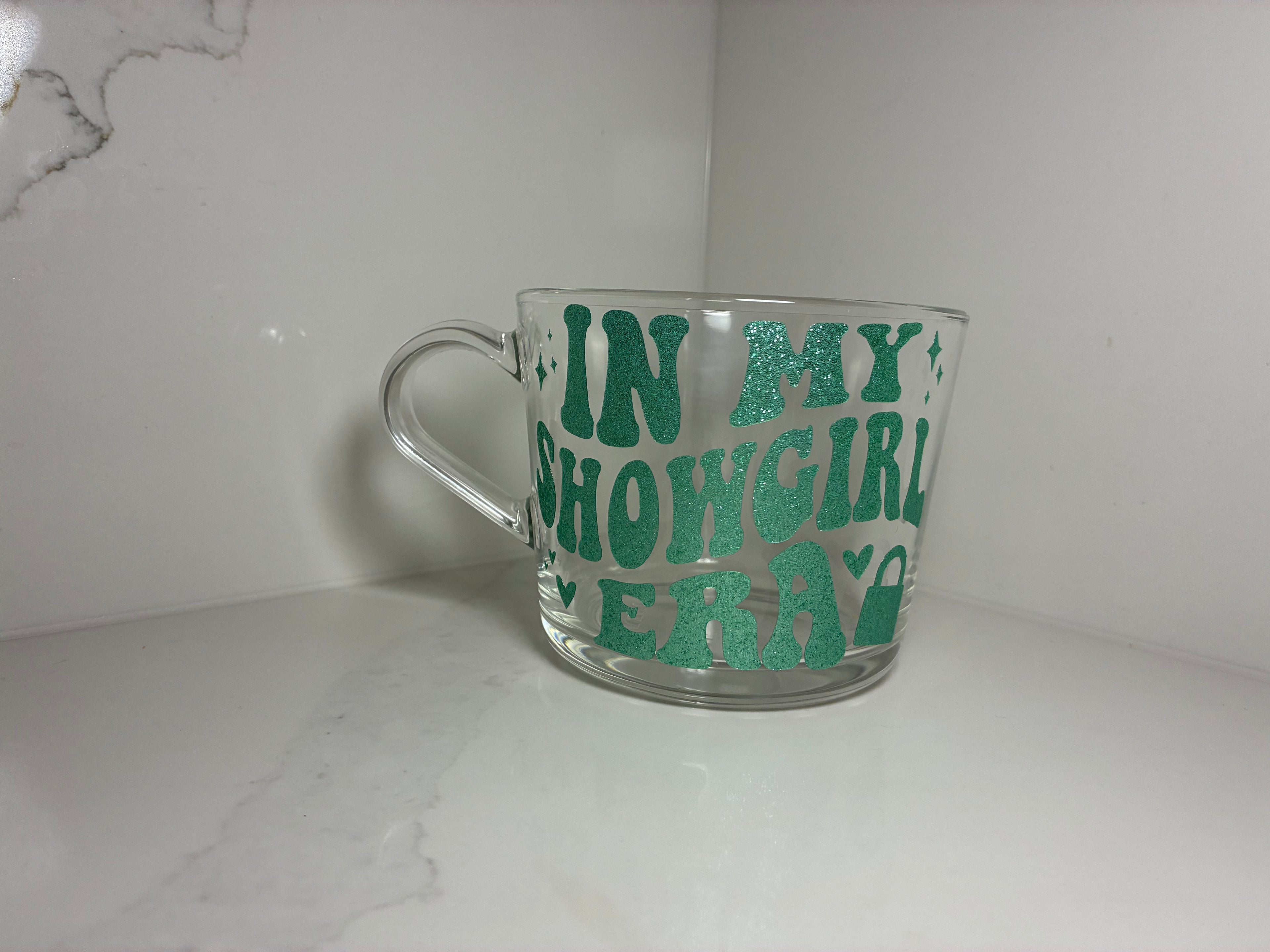Showgirl Era Glass Mug: Taylor Swift Fan Gift