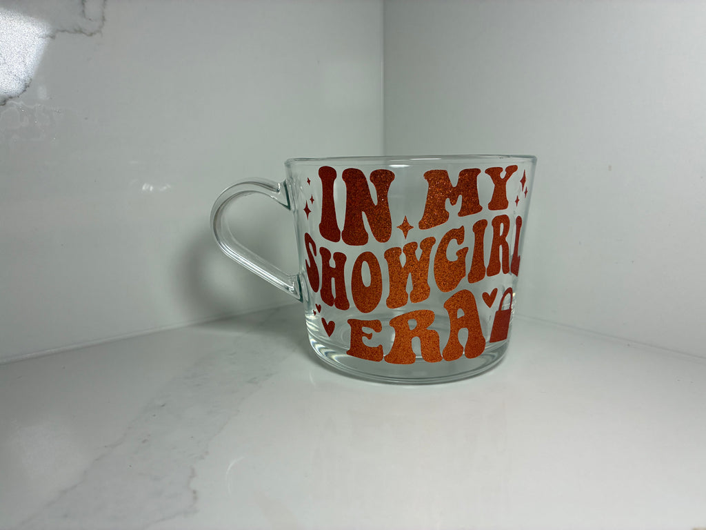 Showgirl Era Glass Mug: Taylor Swift Fan Gift