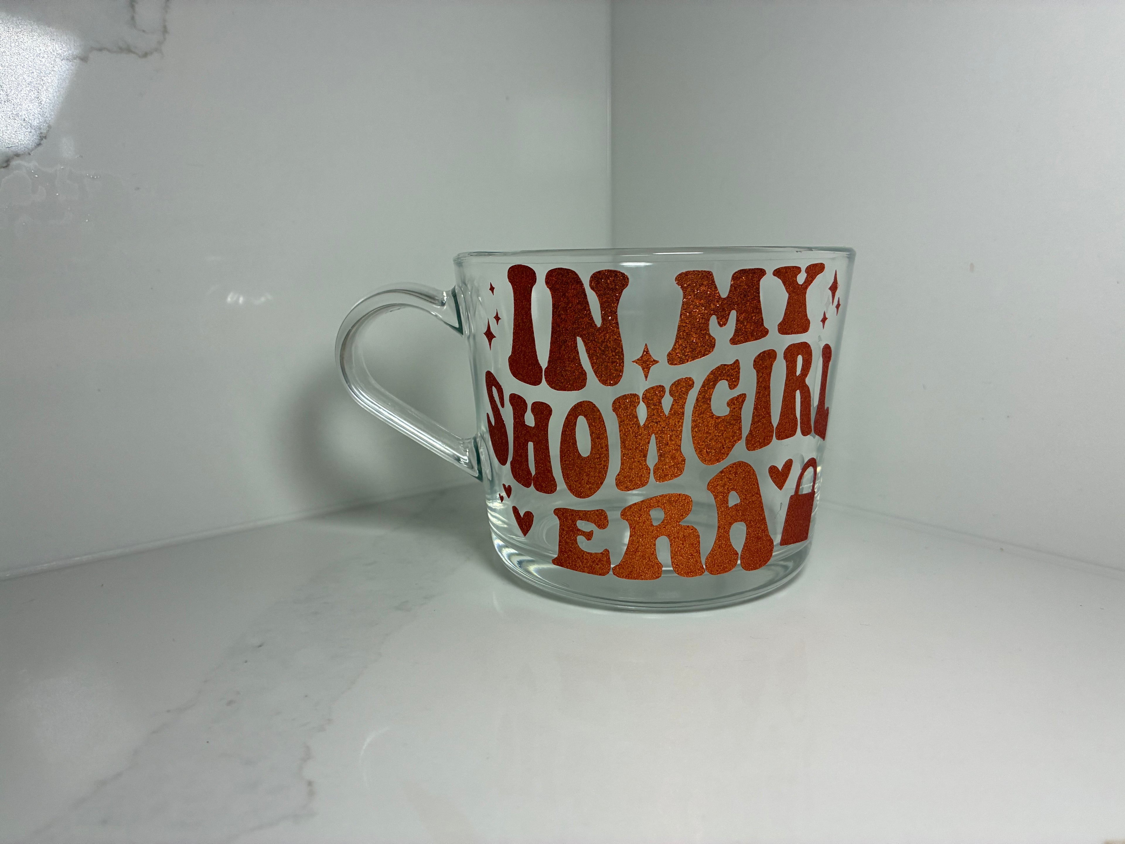 Showgirl Era Glass Mug: Taylor Swift Fan Gift