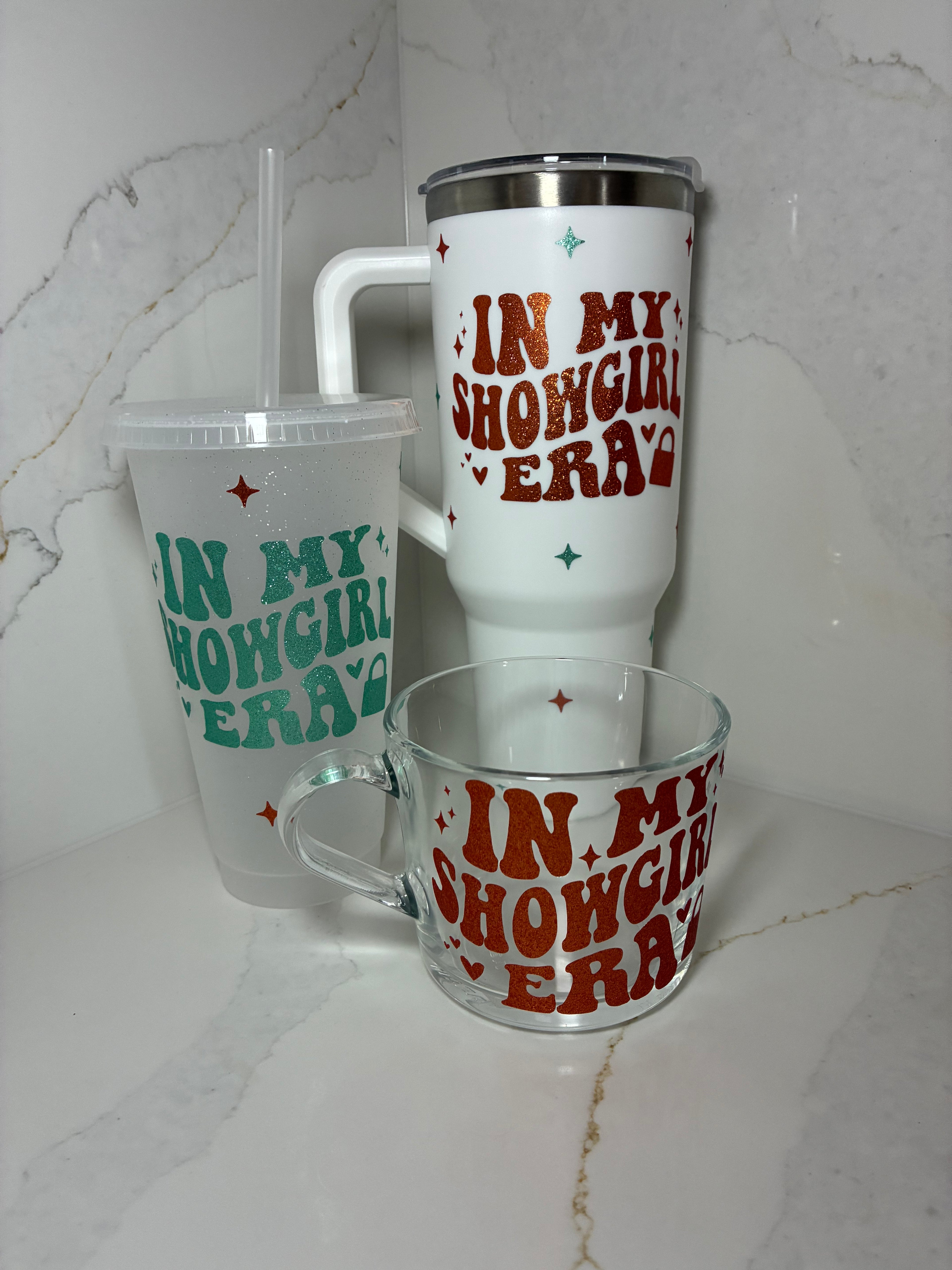 The Life of a Showgirl Cold Cup | Showgirl Era Thermal Cup | Swiftie themed cup/mug tea/coffee | Taylor Swift Gift