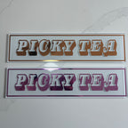 Personalised Retro Glass Statement Sign & Wall Art