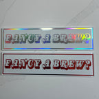 Personalised Retro Glass Statement Sign & Wall Art