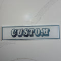 Personalised Retro Glass Statement Sign & Wall Art