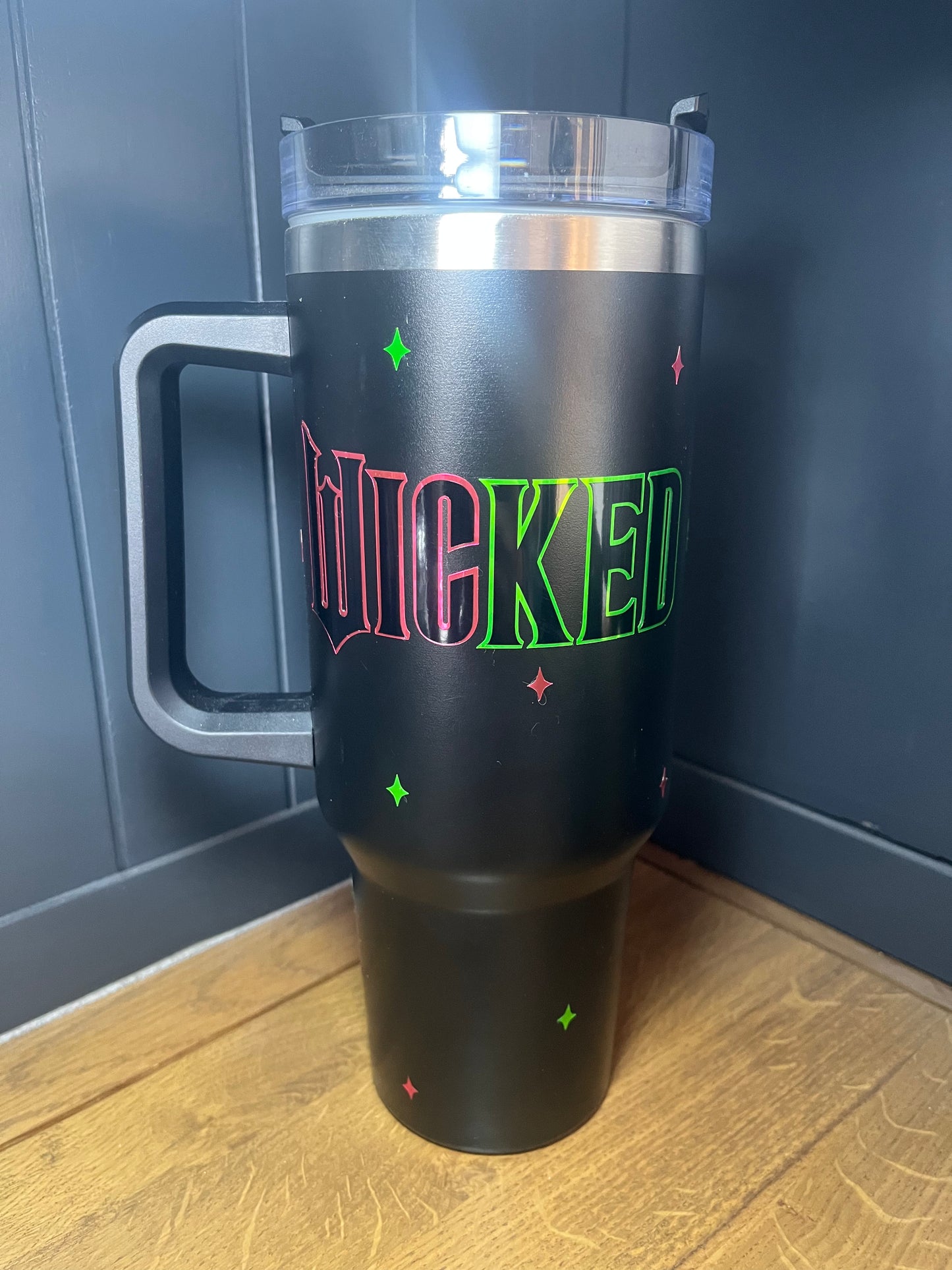 Wicked Cold Cup |  Wicked Film Thermal Cup |  Wicked Era themed cup/mug tea/coffee | Glinda & Elphaba Gift  | Wicked Show Fan Merch