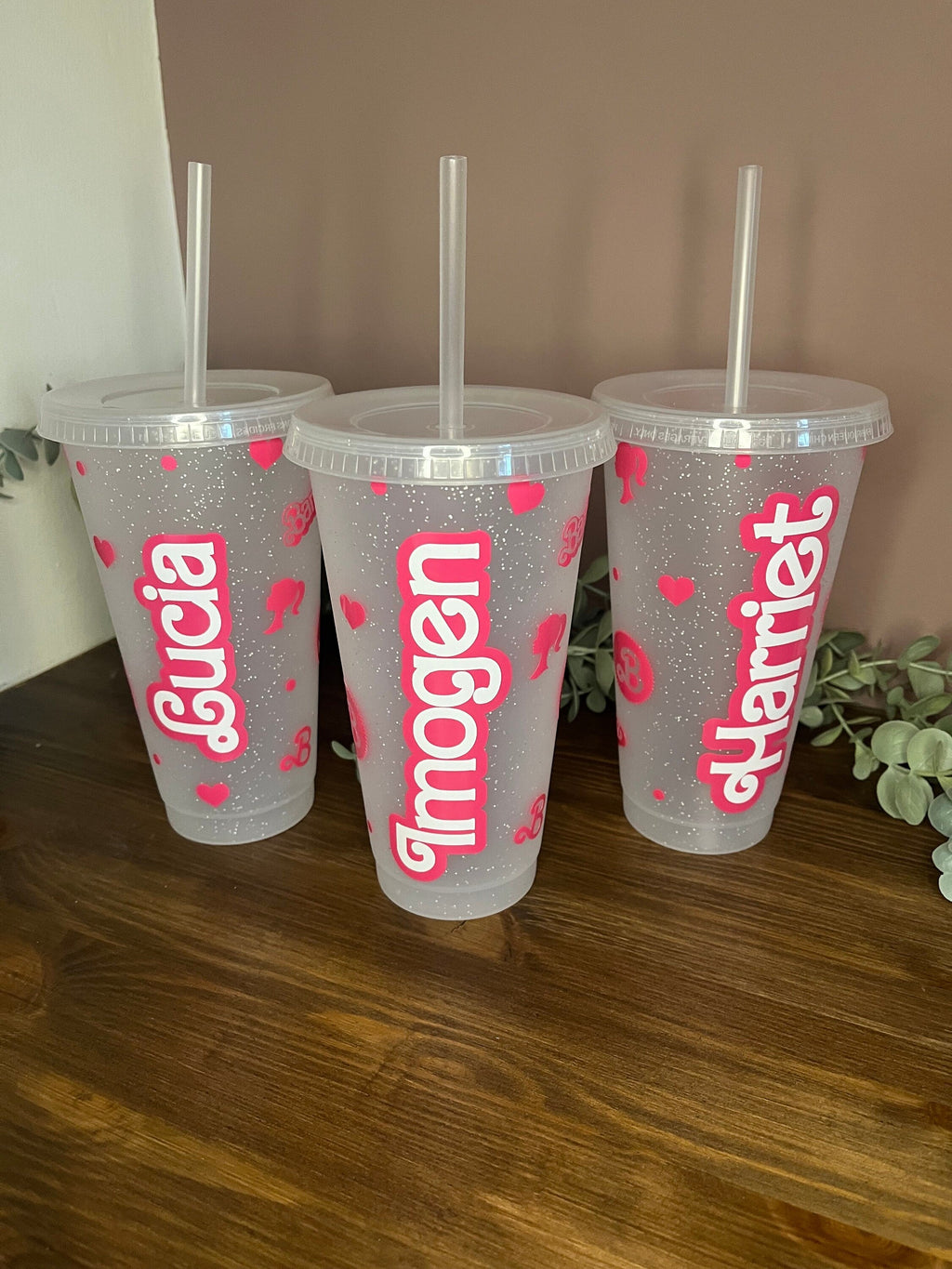 Barbie Personalised Insulated Travel Mug | Pink Barbie Dupe Thermal Mug | Birthday/Hen Travel Mug | Barbie Movie Cup - The Crafty Bee