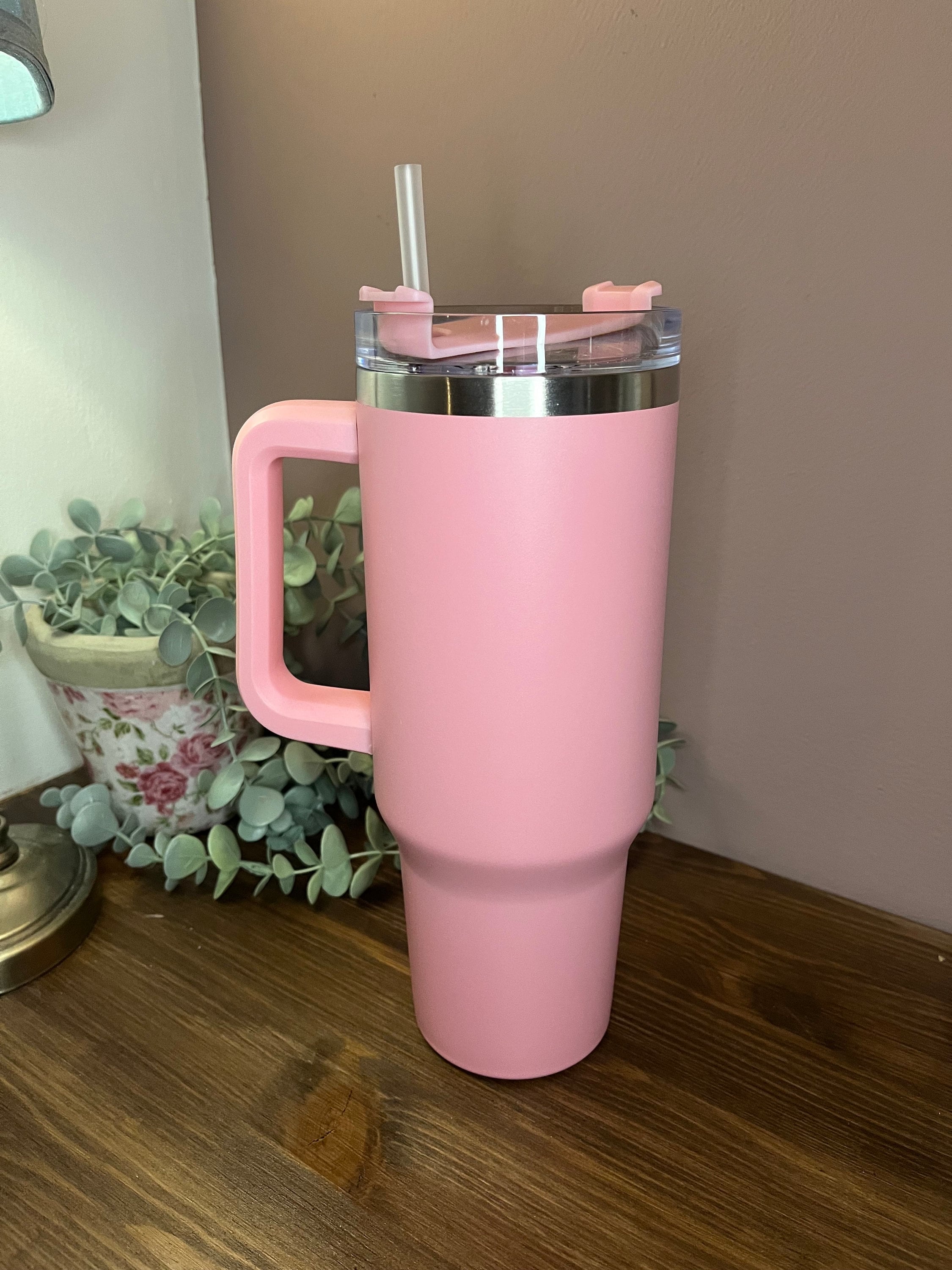 Barbie Personalised Insulated Travel Mug | Pink Barbie Dupe Thermal Mug | Birthday/Hen Travel Mug | Barbie Movie Cup - The Crafty Bee