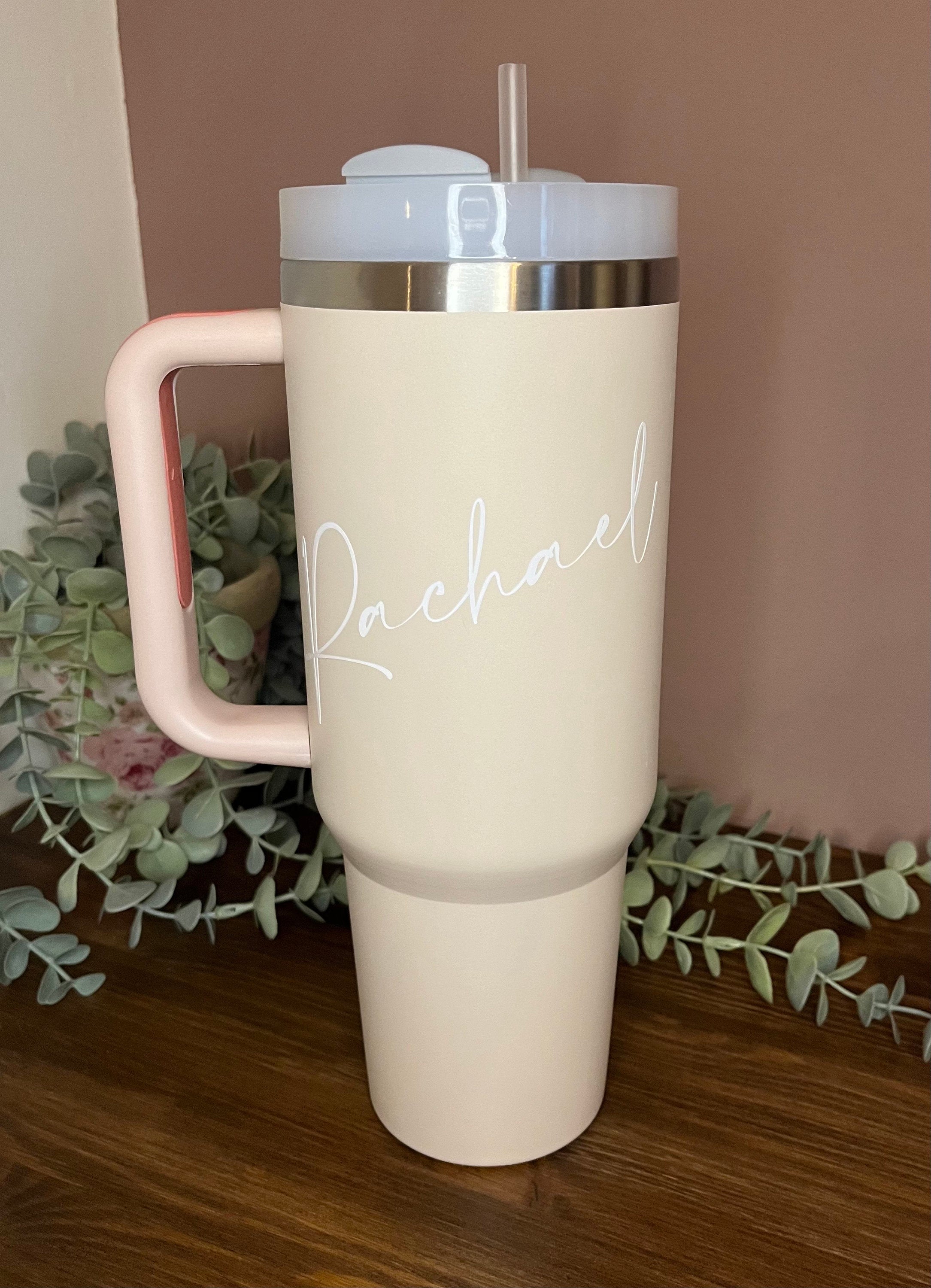 Barbie Personalised Insulated Travel Mug | Pink Barbie Dupe Thermal Mug | Birthday/Hen Travel Mug | Barbie Movie Cup - The Crafty Bee