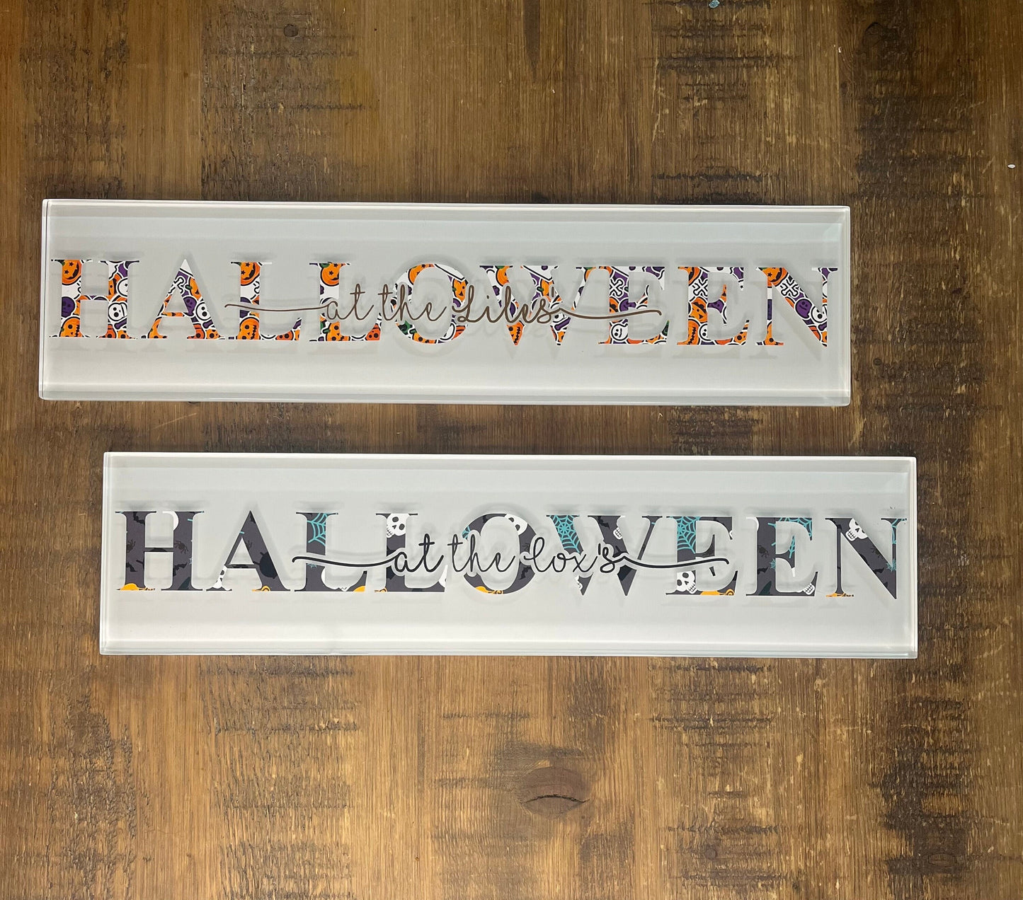 Personalised Family Halloween Sign | Spooky Halloween Gift | Halloween Family Name Decor | Personalised plaque | Halloween Wall Art Boo Crew