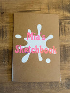 Bridal Children’s Wedding Favour: sketchbook & crayons | Kid’s Wedding activity book | Personalised Wedding Favour book | Kid’s Wedding Gift - The Crafty Bee