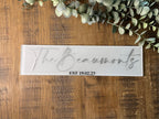 Bridal Personalised Wedding Gift for Home I Personalised Wedding Plaque/Tile/Sign | Wedding Day Present | Top Table Wedding Sign/ Newlyweds Gift - The Crafty Bee