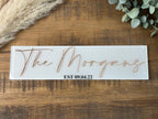 Bridal Personalised Wedding Gift for Home I Personalised Wedding Plaque/Tile/Sign | Wedding Day Present | Top Table Wedding Sign/ Newlyweds Gift - The Crafty Bee