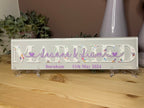 Bridal Personalised Wedding Gift for Home I Personalised Wedding Plaque/Tile/Sign | Wedding Day Present | Top Table Wedding Sign/Newlyweds Gift - The Crafty Bee