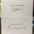 Bridesmaid Personalised Proposal Box | Luxury Bridal Thank You Gift Box | Personalised Magnetic Box Ribbon | MOH, Usher & Best Man Gift - The Crafty Bee