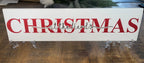 Christmas Personalised Family Sign I Christmas Welcome Sign Plaque/Tile | Personalised Christmas Decoration/Ornament | Festive gift - The Crafty Bee