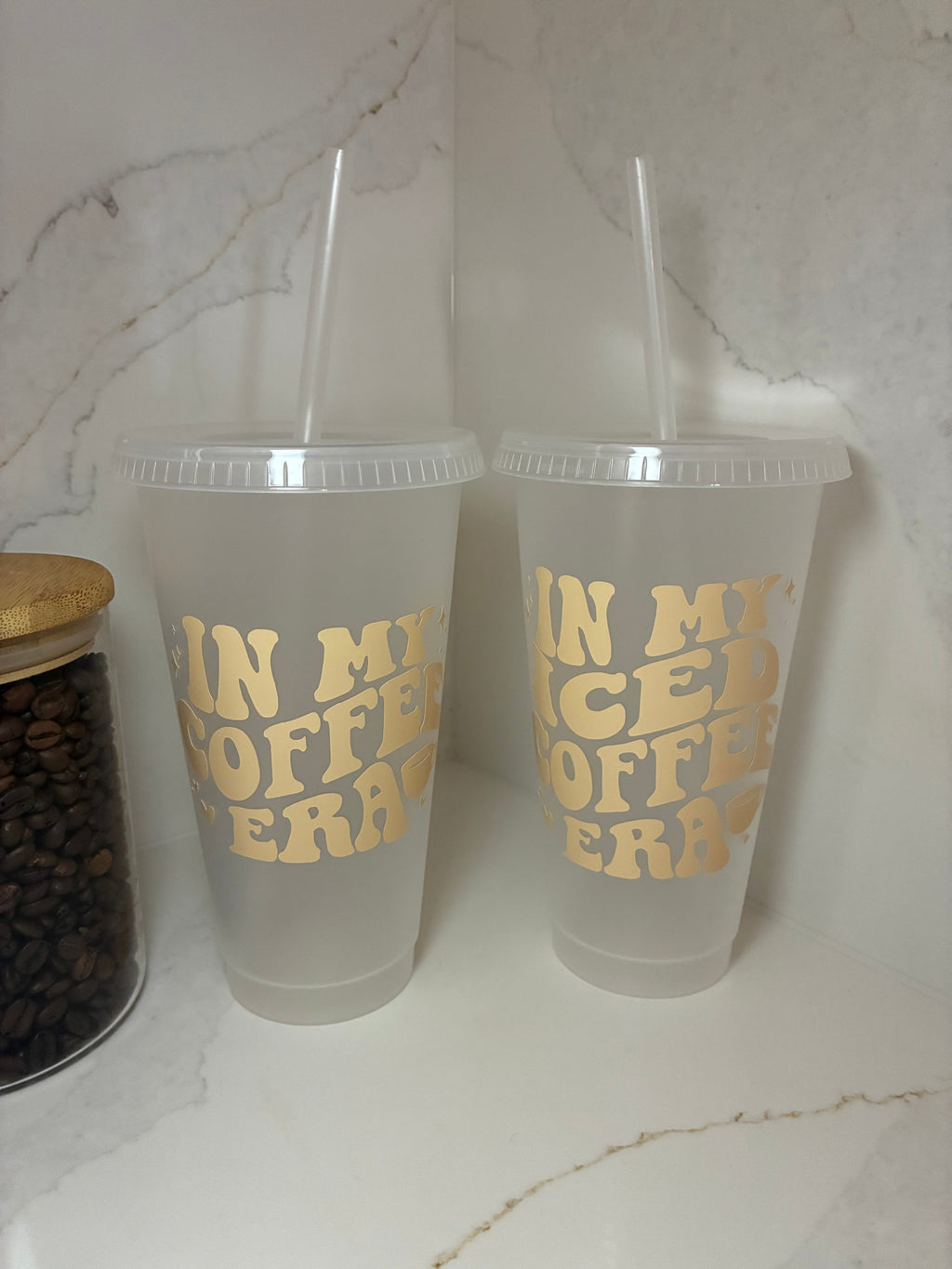 Coffee Era Reusable Cups | Glass Mug, Iced Cup & Can - The Crafty Bee