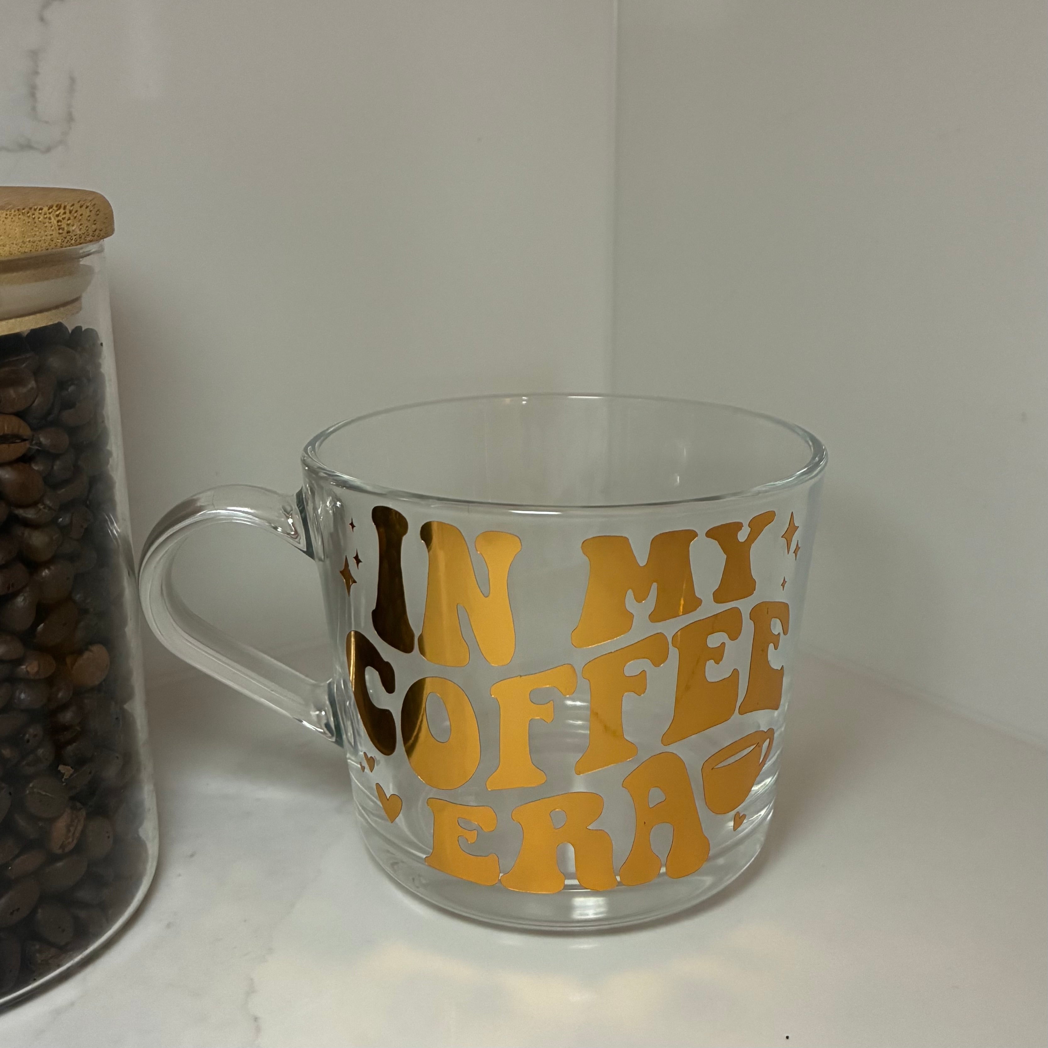 Coffee Era Reusable Cups | Glass Mug, Iced Cup & Can - The Crafty Bee