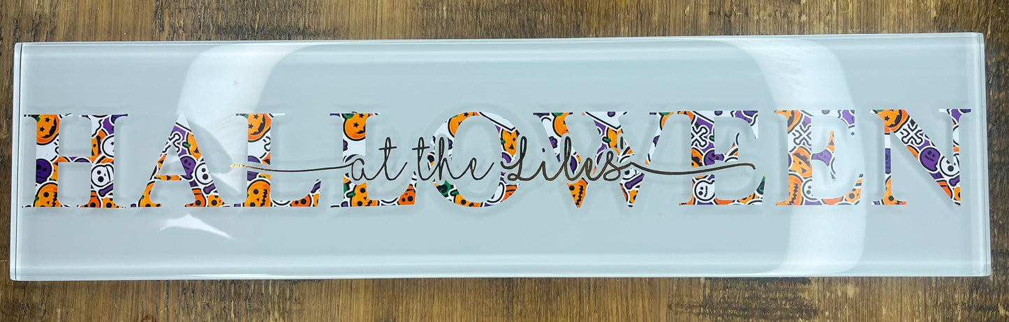 Personalised Family Halloween Sign | Spooky Halloween Gift | Halloween Family Name Decor | Personalised plaque | Halloween Wall Art Boo Crew