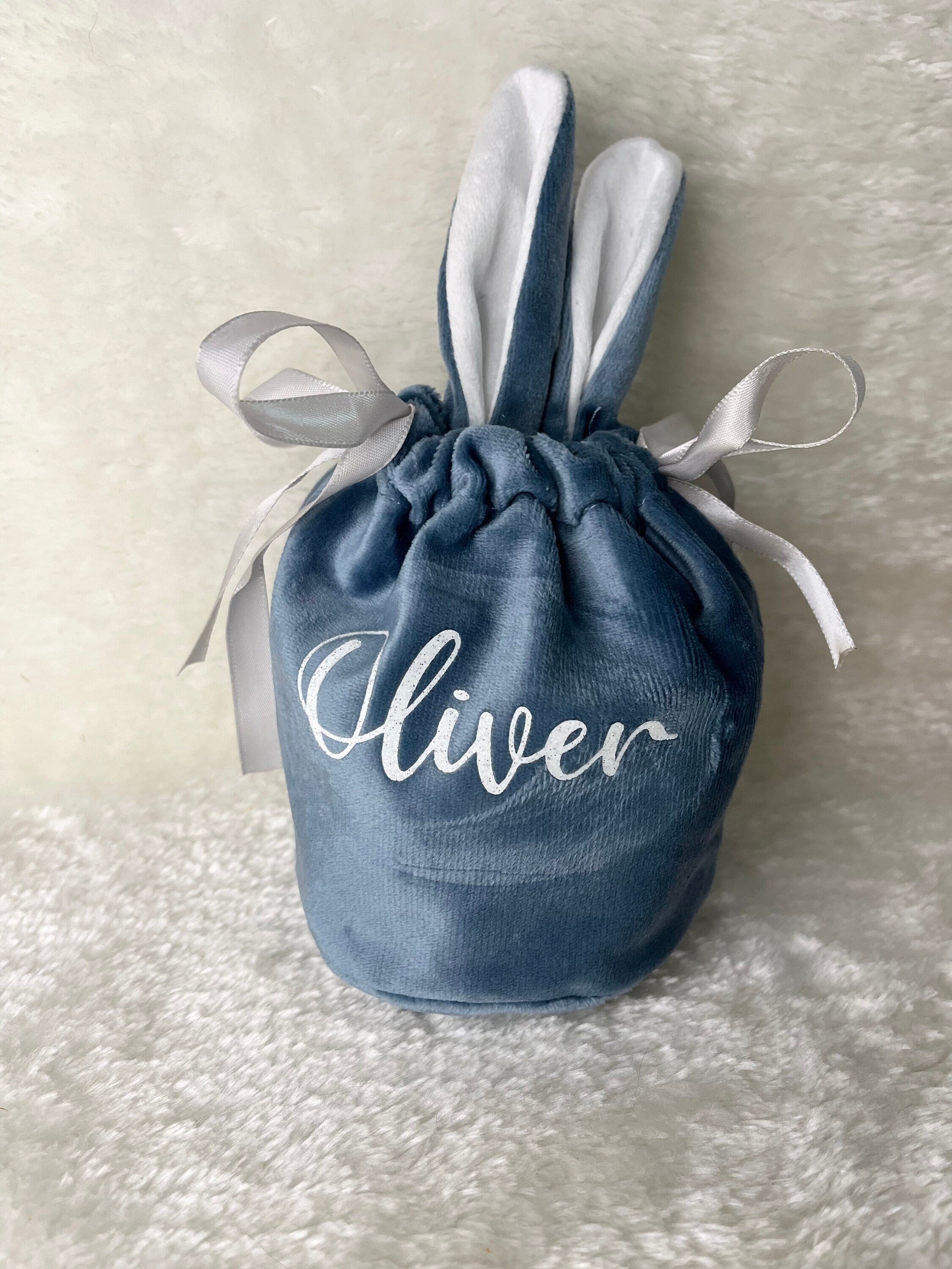 Easter Bunny Bags | Personalised Easter Treat Bags | Kids Easter Gift | Children’s Easter Bag/pouch - The Crafty Bee