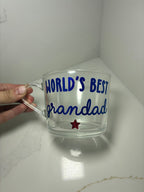 Father’s Day Coffee/Tea Cup | World’s Best Daddy, Dad, Grandad | Dad Mug, keyring & card gift | Dad Gift Set - The Crafty Bee