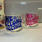 Harry Styles 'In My Harry Era' & ‘We Belong Together’ Clear Glass Mug - Kiss all the time. Disco, Occasionally Cup - The Crafty Bee