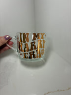 Harry Styles 'In My Harry Era' & ‘We Belong Together’ Clear Glass Mug - Kiss all the time. Disco, Occasionally Cup - The Crafty Bee