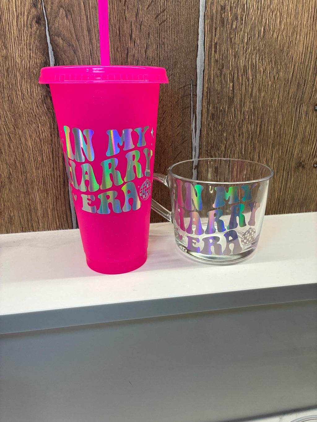 Harry Styles Reusable Cup - 'In My Harry Era' Tumbler with Lid & Straw - The Crafty Bee