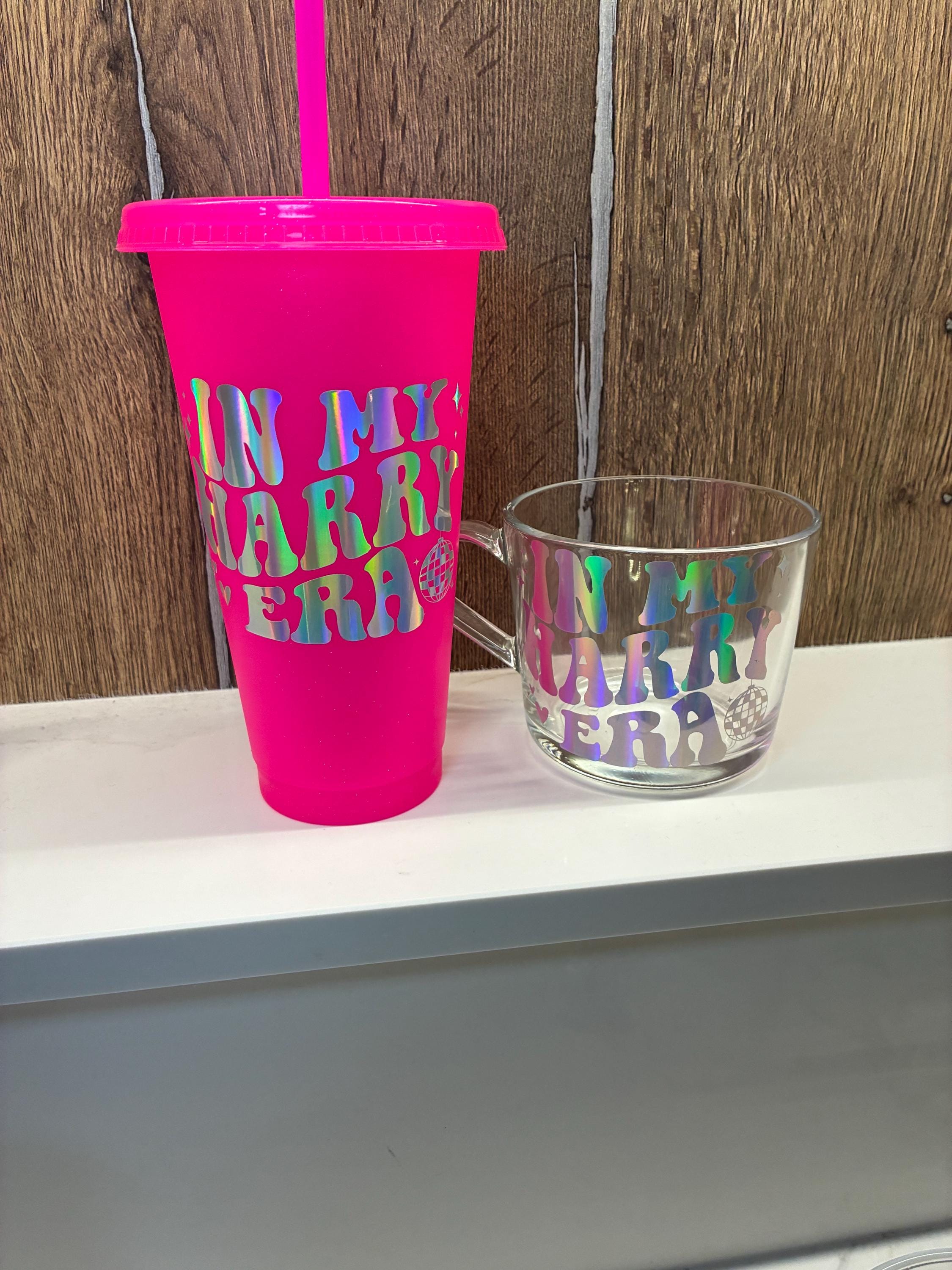 Harry Styles Reusable Cup - 'In My Harry Era' Tumbler with Lid & Straw - The Crafty Bee