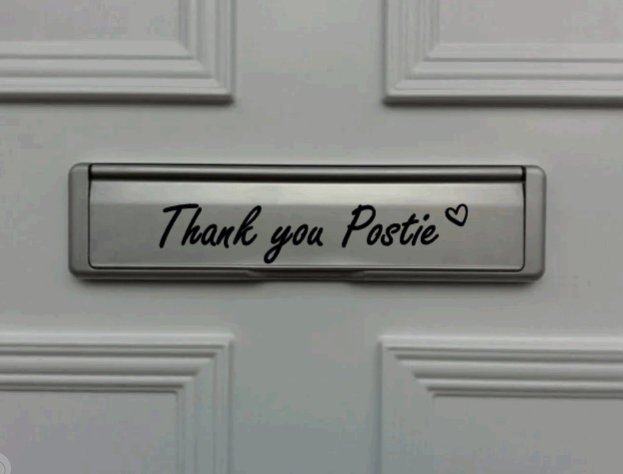 Home Personalised Letterbox Label/ Decal/ Vinyl I Customised Door Sticker I Personalised Letterbox Sticker - The Crafty Bee