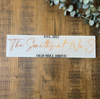 Home Personalised New Home Gift/Sign | Personalised Housewarming Gift | House sign/plaque | Personalised Address Sign - The Crafty Bee