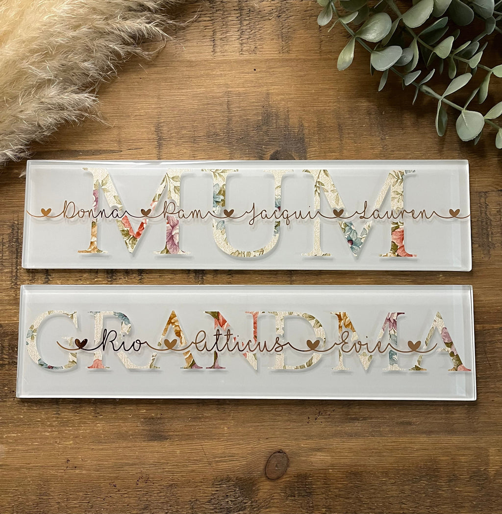 Mother’s Day Personalised Gift  |  Birthday Name Tile  I  Mum/Mummy Sign  I  Nana Sign I  Grandma Plaque |  Special Birthday Gift