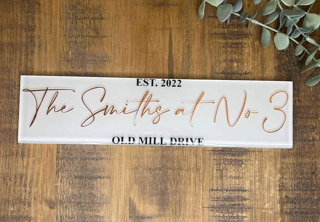 Home Personalised New Home Gift/Sign |  Personalised Housewarming Gift  |  House sign/plaque |  Personalised Address Sign
