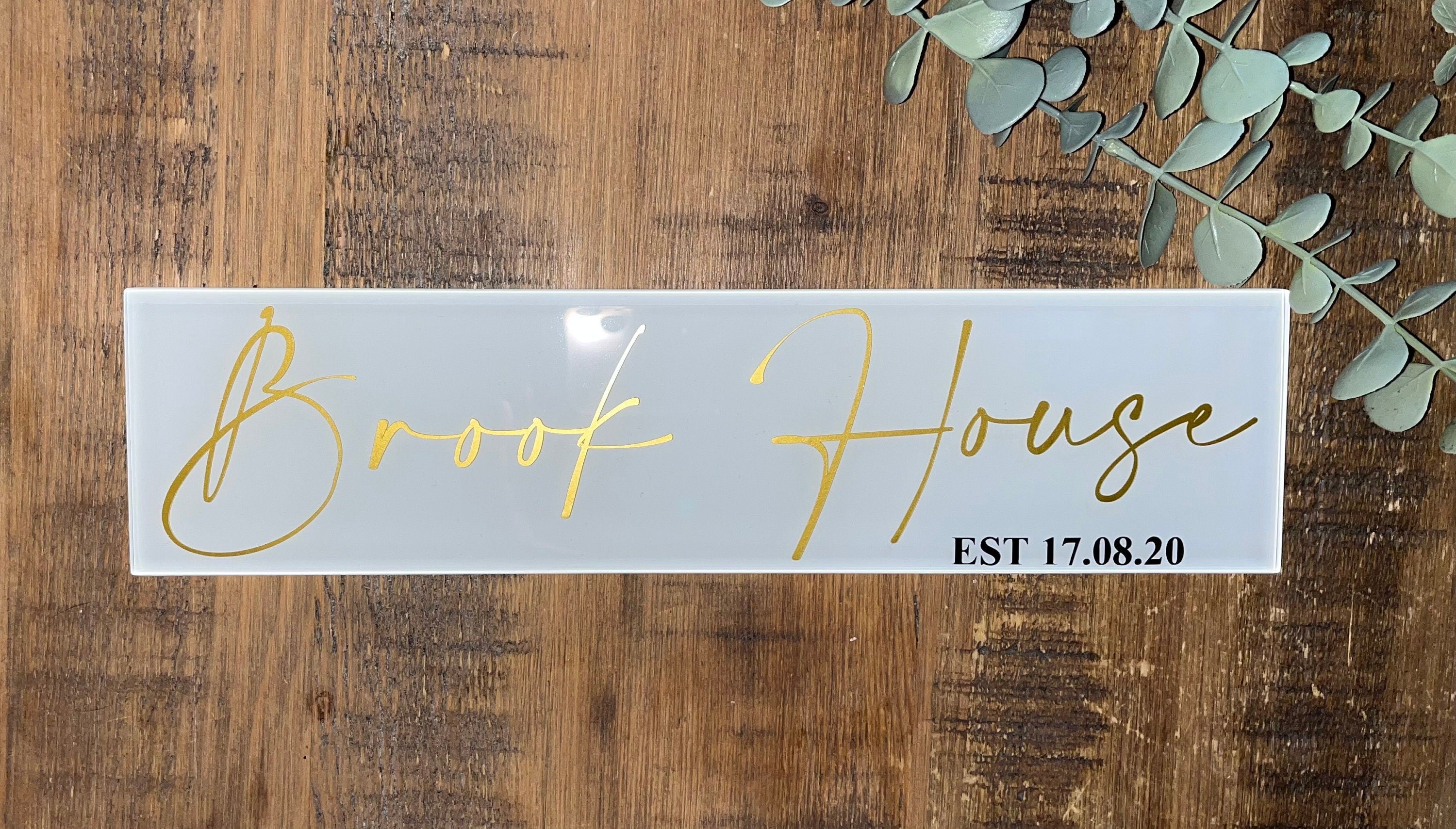Home Personalised New Home Gift/Sign |  Personalised Housewarming Gift  |  House sign/plaque |  Personalised Address Sign